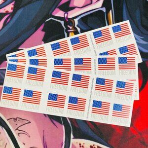 2022 forever stamp usa flag 1000